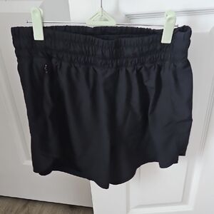 Avia Black Athletic Shorts with Elastic Waist